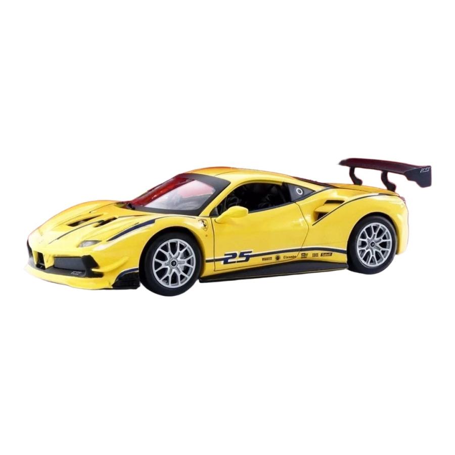 フェラーリ 488 チャレンジ #25 2018 イエロー / Bburago 1/24 ミニカー | 