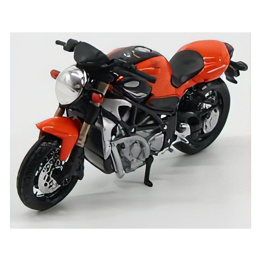 MV AGUSTA - BRUTALE S 2001 - ORANGE BLACK /Burago 1/18 バイク模型 ミニカー | 