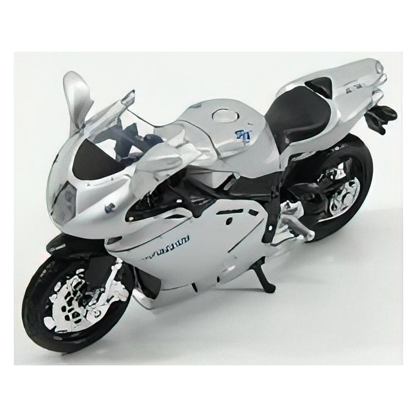 MV AGUSTA - F4S 1+1 1998 - SILVER /Burago 1/18 バイク模型 ミニカー | 