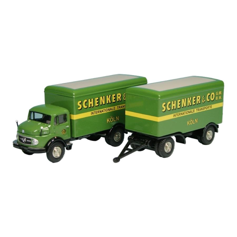 Mercedes Benz L911 ボックスタイプ Schenker Spedition Koeln 100台限定 BUB 1/87 ミニカー | 