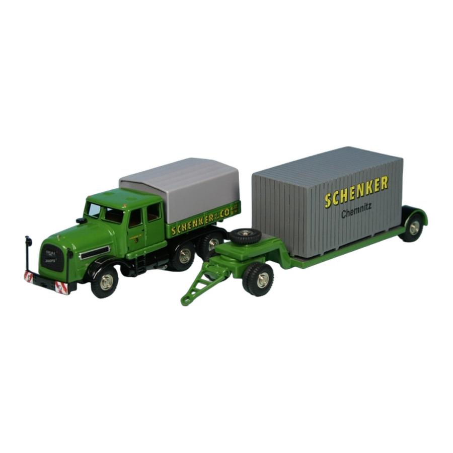 Kaelble KD V22 ヘビーロードトラック Scheuerleローローダー Schenker Chemnitz BUB 1/87 ミニカー | 