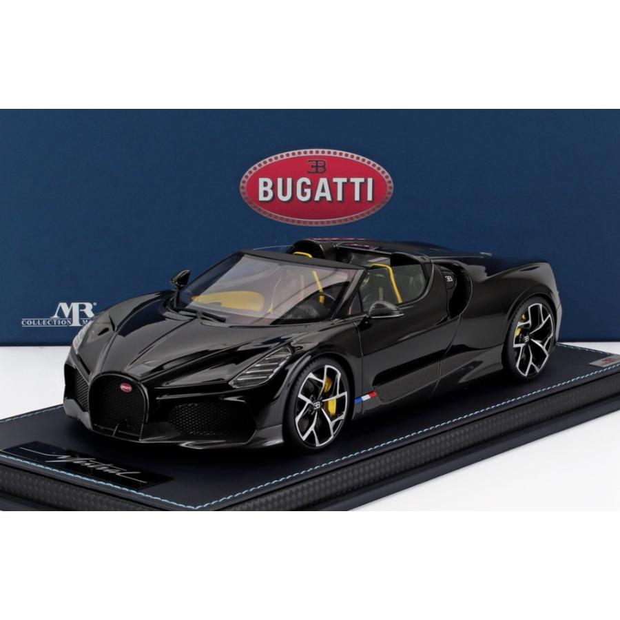 BUGATTI MISTRAL W16 2023 ショーケース付 ブラック/ MR Collection 1/18 399台限定ミニカー | 