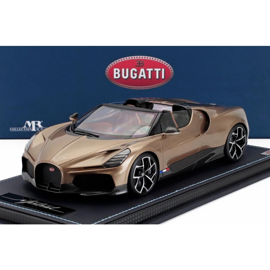 BUGATTI MISTRAL W16 2023 ショーケース付き ゴールド 299台限定/ MR Collection 1/18 ミニカー | 
