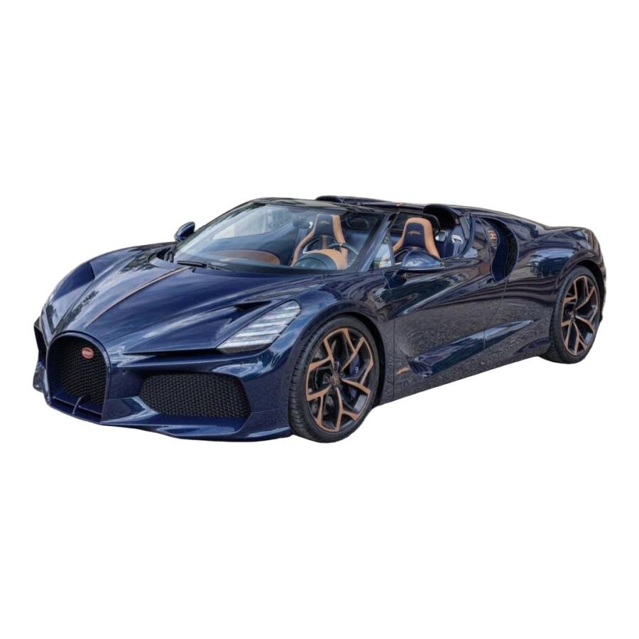 【予約】2027年発売予定 Bugatti W16 Mistral ブルーカーボン ケース付 MR Collection 1/18 ミニカー | 