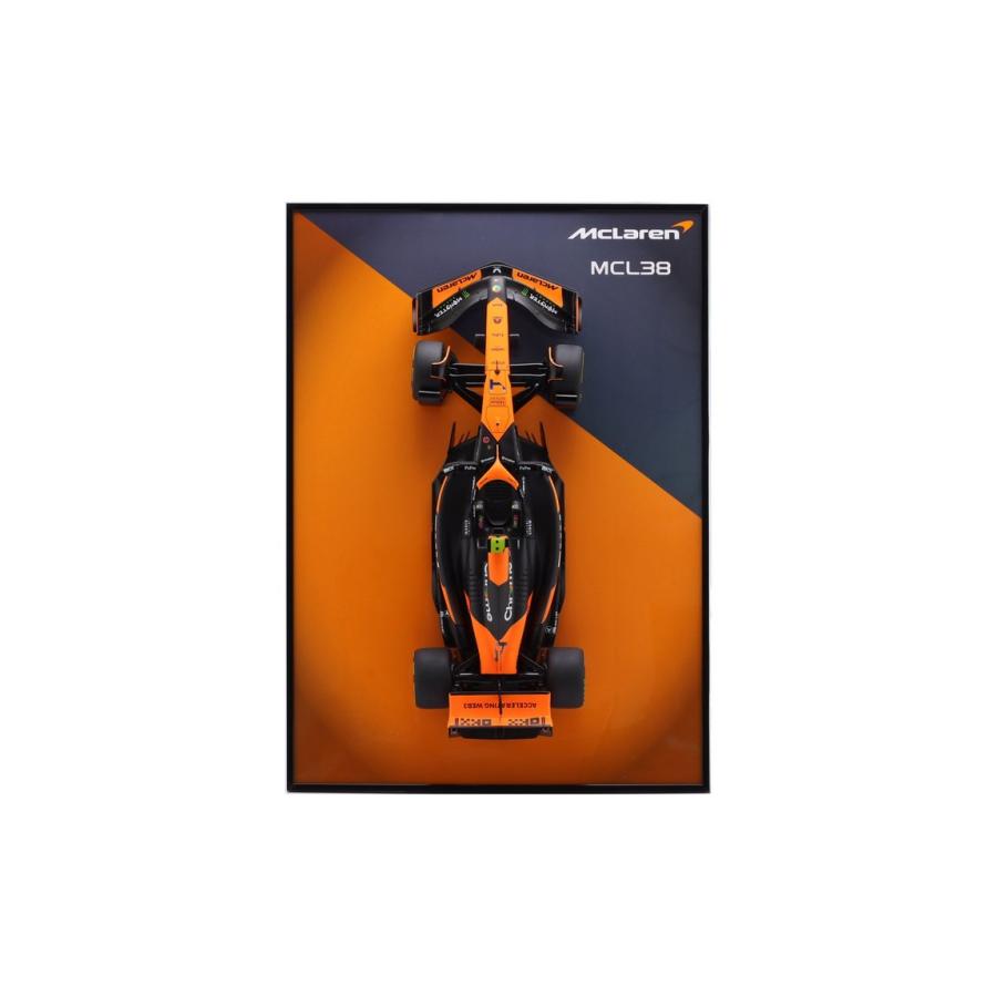 McLarenマクラーレン MCL38 2024 ランドノリス #4 フレーム入り / Bburago 1/10 ミニカー | 