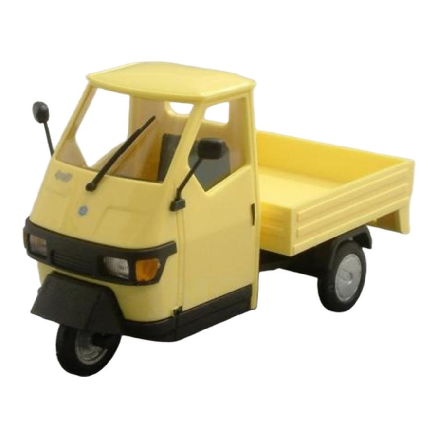 Piaggioピアッジオ Ape50 イエロー / Busch 1/43 ミニカー | 