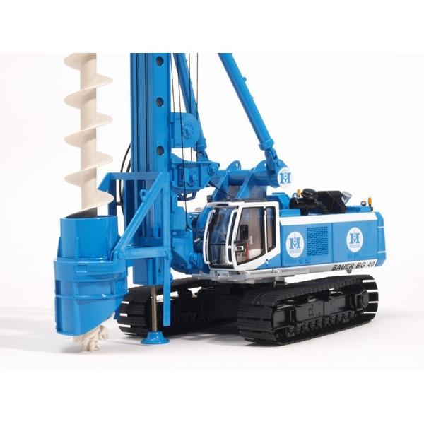 予約2013年発売予定 Bauer BG40 掘削機 ドリル w/SOB Auger Malcolm /BYMO 1/50 ダイキャスト　建設機械模型 | 