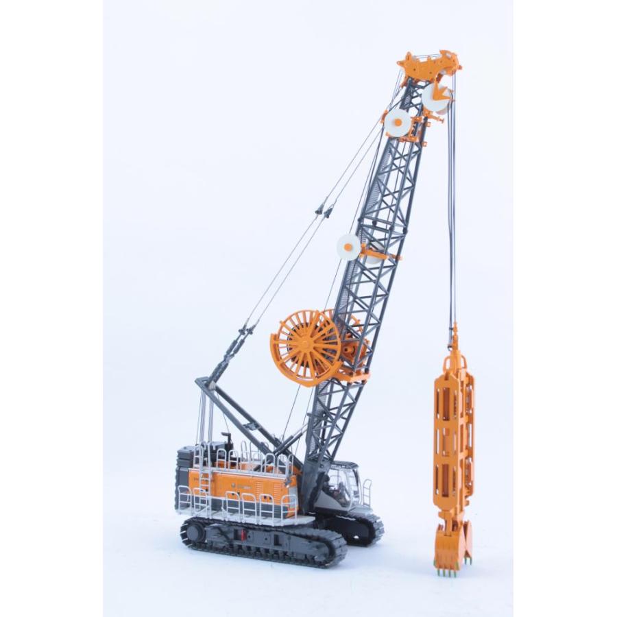 【予約】5-6月発売予定BAUER MC96 + DHG V 杭打ち機/Bymo 1/50 ミニチュア 建設機械模型 工事車両　　 | 