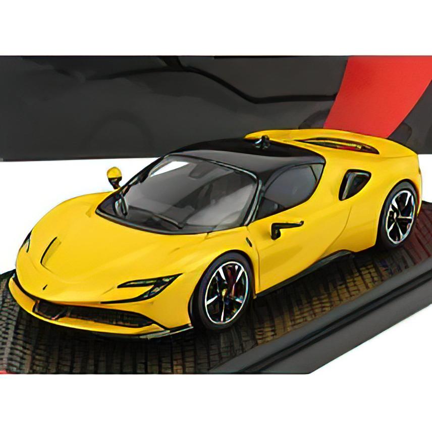 FERRARIフェラーリ SF90 STRADALE HYBRID 1000hp 2019 - GIALLO TRISTRATO - YELLOW MET /BBR 1/43 ミニカー | 