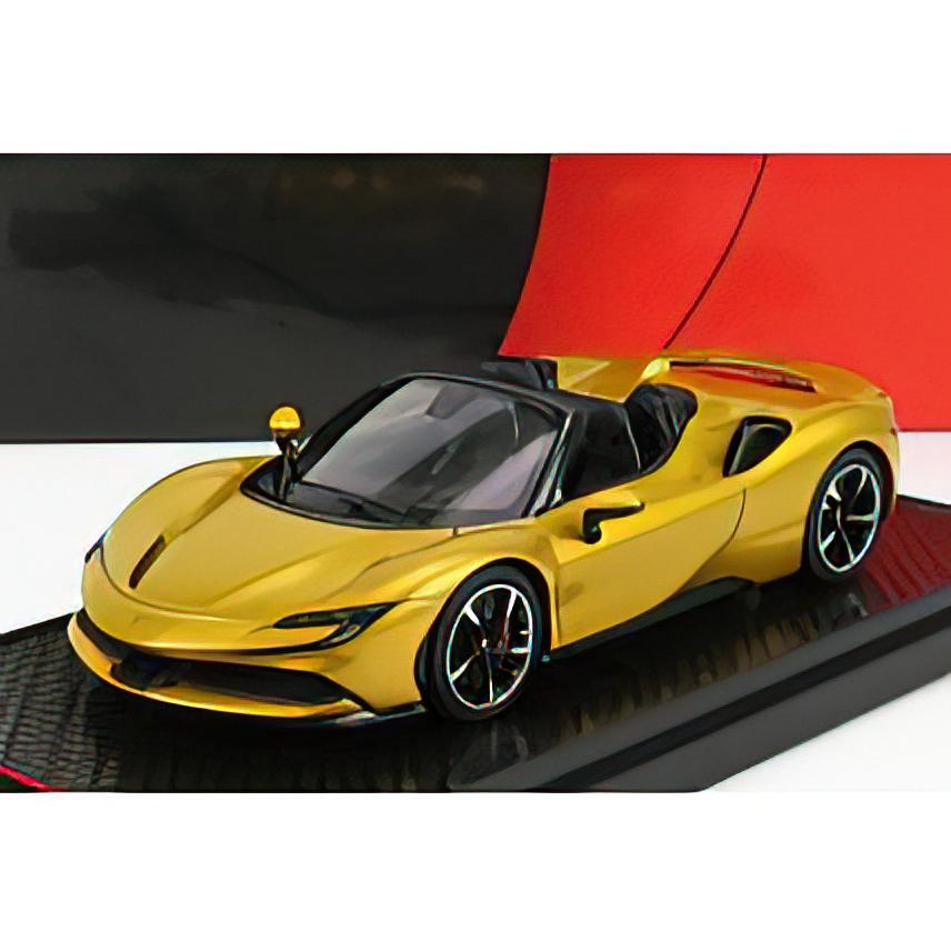 FERRARIフェラーリ SF90 STRADALE HYBRID SPIDER 1000hp YELLOW MET /BBR 1/43 ミニカー | 