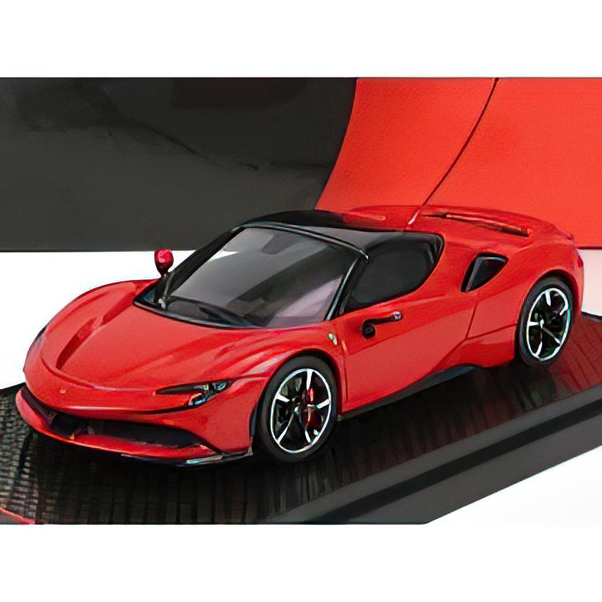 FERRARIフェラーリ SF90 STRADALE HYBRID SPIDER 1000hp CLOSED ROOF 2020  RED /BBR 1/43 ミニカー | 