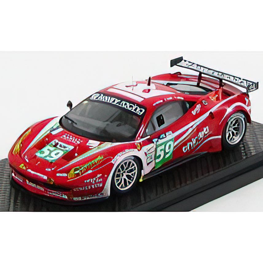 FERRARIフェラーリ 458 ITALIA 8C GT2 LUXURY RACING N 59 RED WHITE /BBR 1/43 ミニカー | 