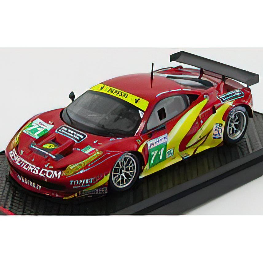 FERRARIフェラーリ 458 ITALIA GT2 GTE AM TEAM AF CORSE N 71 RED YELLOW /BBR 1/43 ミニカー | 