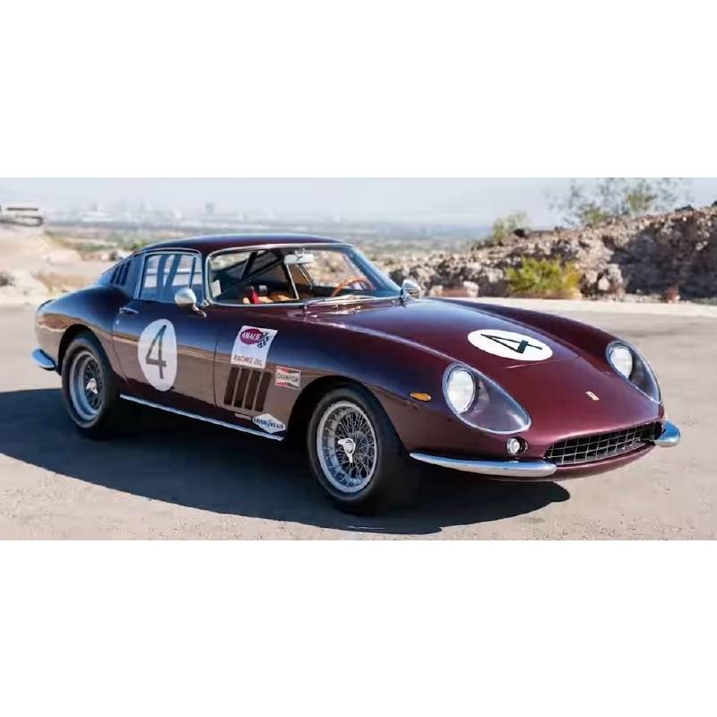 Ferrariフェラーリ275 GTB C, 1966, Chassis 09063, Burgundy CMC 18
