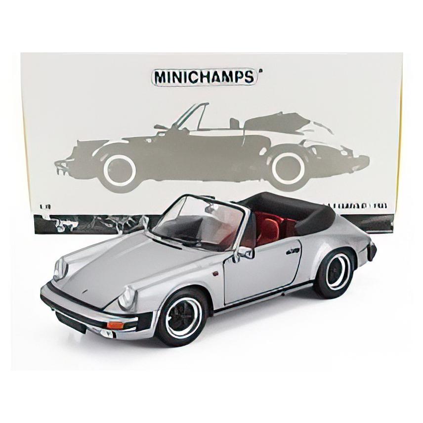 PORSCHE 911 3.2 カレラ カブリオレ 1983 グレーM MINICHAMPS 1/18 | 