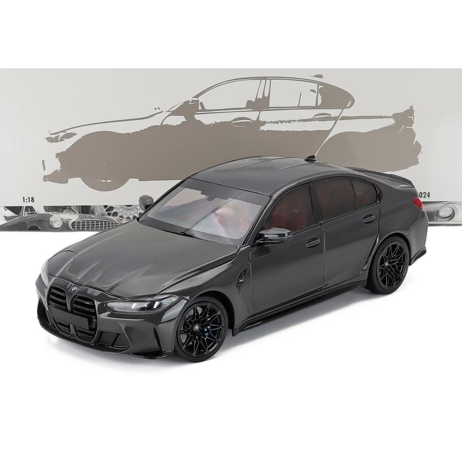 BMW 3シリーズ M3 (G80) 2024 グレーメタリック / MINICHAMPS 1/18 ミニカー | 