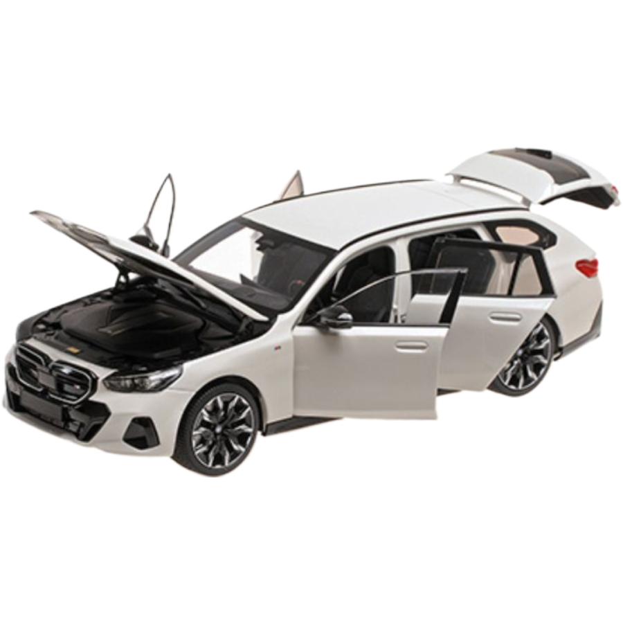 BMWビーエムダブリュー i5 M60 Touringツーリング 2024 ホワイトメタリック / MINICHAMPS 1/18 ミニカー | 