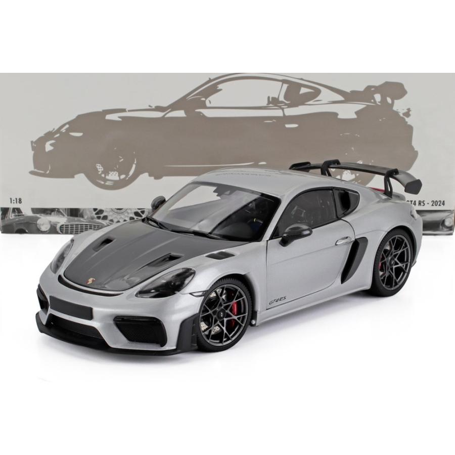 PORSCHE CAYMAN GT4 RS WEISSACH パッケージ 2024 シルバー ブラック