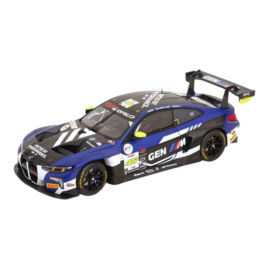 BMW M4 GT3 #46 8時間インディアナポリス 2025 Rossi van der Linde / MINICHAMPS 1/18 ミニカー | 