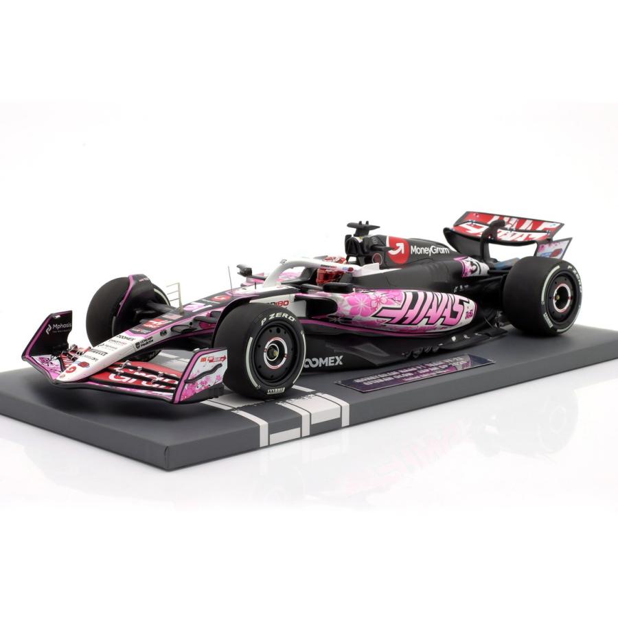 Esteban Ocon Haas VF-25 #31 日本GP 2025 ブラック/ホワイト/ピンク MINICHAMPS 1/18 ミニカー | 