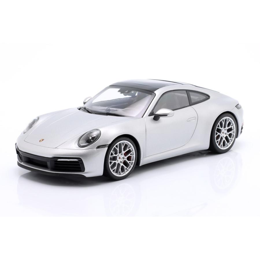 【予約】PORSCHE 911 992 CARRERA 4S クーペ 2023 シルバー / MINICHAMPS 1/18 ミニカー | 