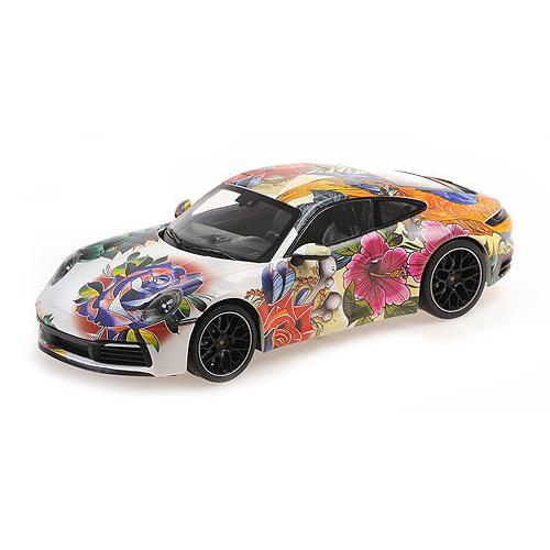 【予約】12月以降発売予定PORSCHE - 911 CARRERA 4S COUPE FLOWER DESIGN 2019 - VARIOUS   /Minichampsミニチャンプス  1/18 ミニカー