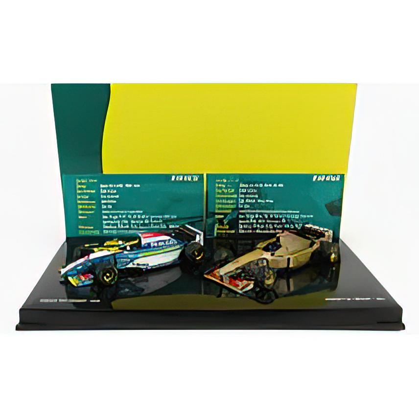 JORDAN - F1 SET 2X 1995 & 1996 GOLD MET /Minichamps 1/43