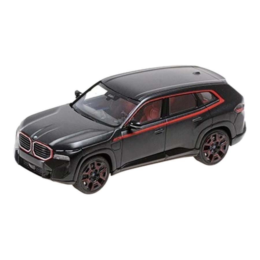 【予約】 BMW XM (G09) 2023 ブラック レッドアクセント / MINICHAMPS 1/43 ミニカー | 