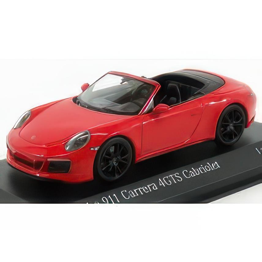 PORSCHE 911 CARRERA 4 GTS CABRIOLET 2017 RED 1/43 MINICHAMPS ミニカー | 