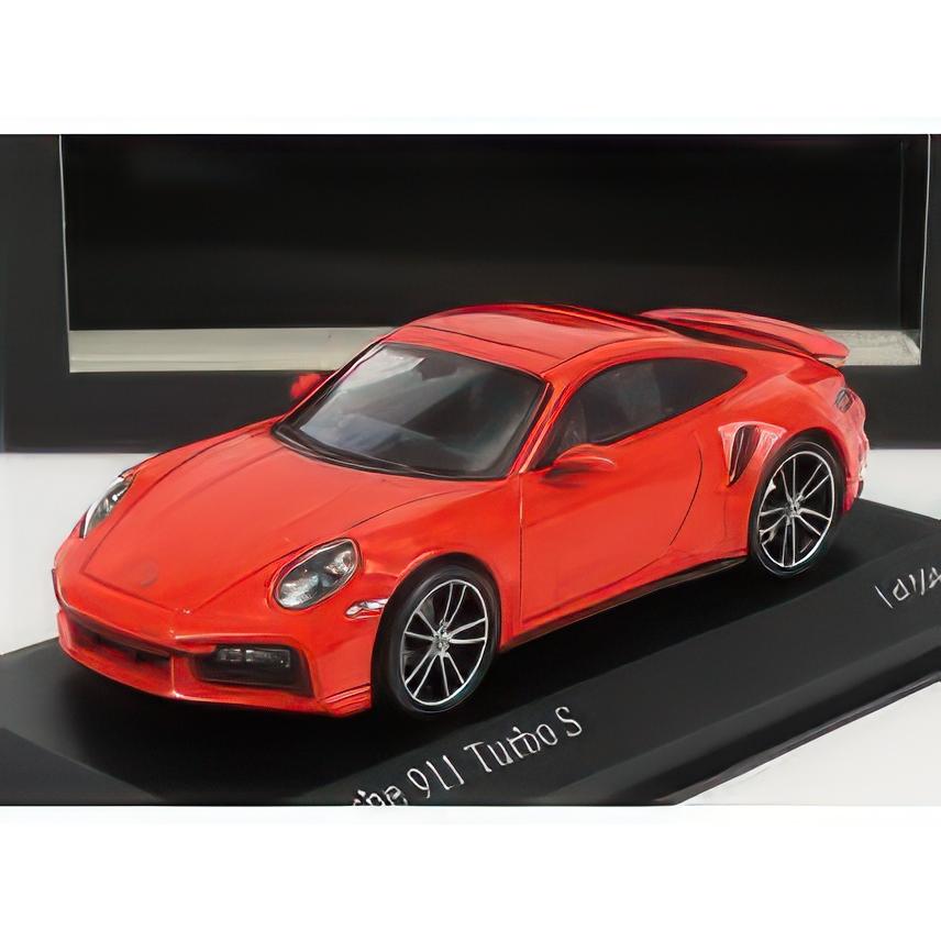 PORSCHE 911 992 TURBO S COUPE 2020 ORANGE 1/43 ミニカー MINICHAMPS | 