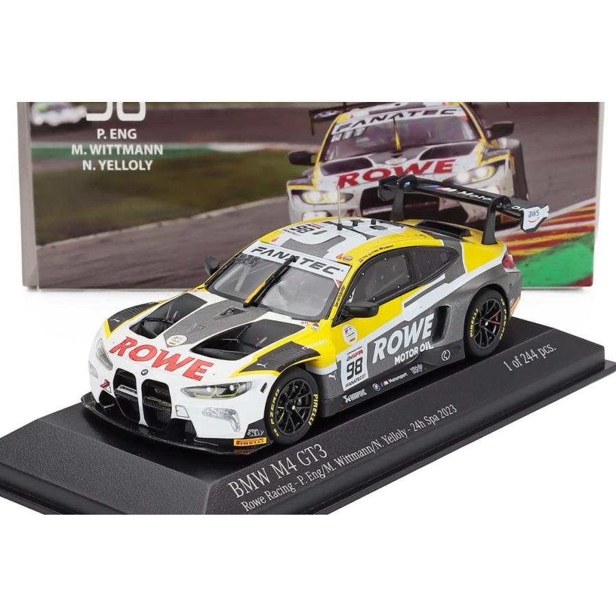 BMW 4-Series M4 GT3 2023 Rowe Racing No.98 24h Spa / MINICHAMPS 1/43 ミニカー | 
