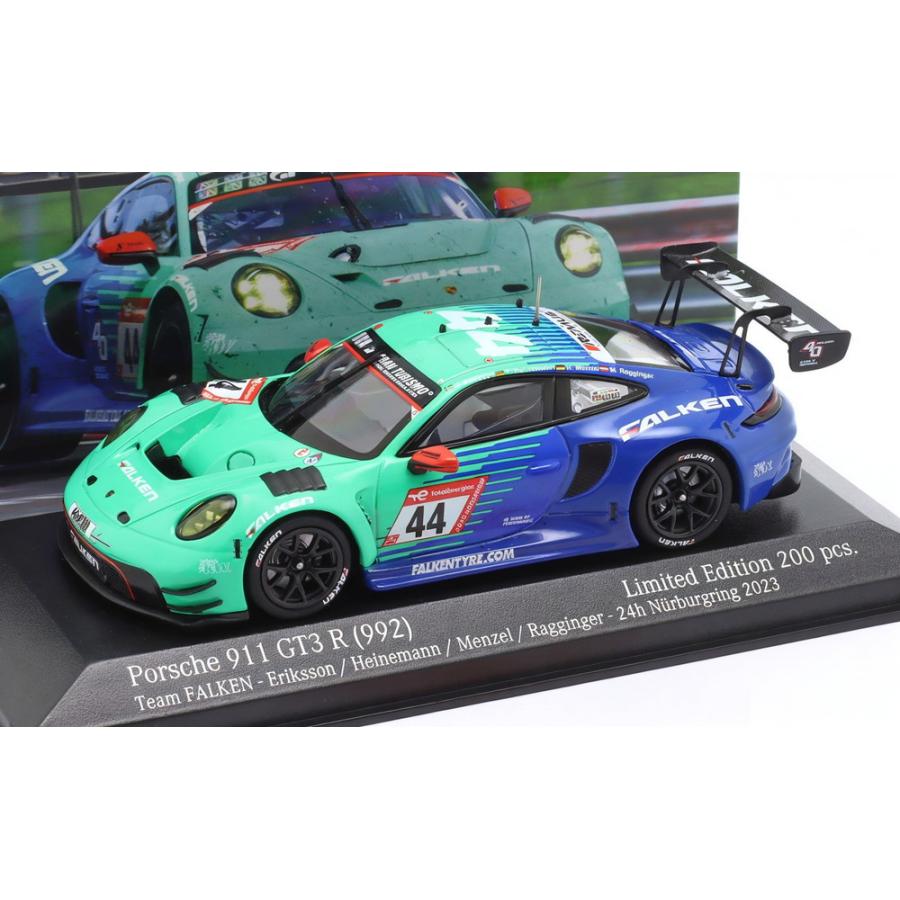 【予約】PORSCHE 911 992 GT3 R FALKEN N44 ニュル24h 2023 200台限定/ MINICHAMPS 1/43 | 