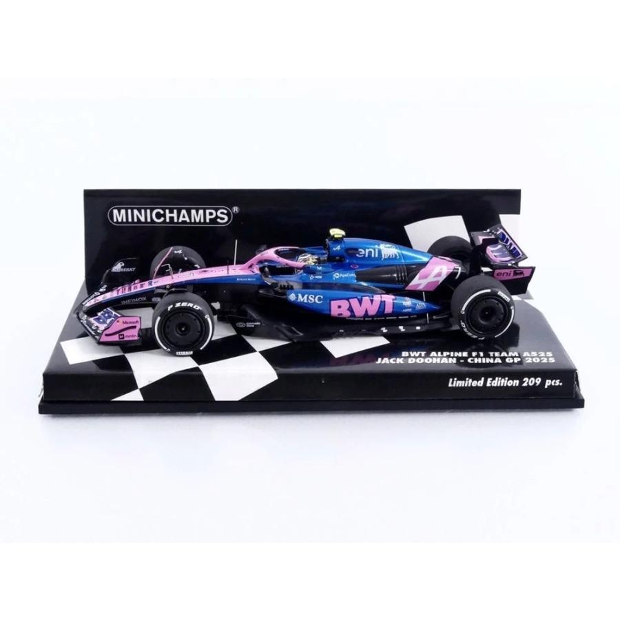ALPINE A525 Chinese GP 2025 J. Doohan アルピーヌ / MINICHAMPS 1/43 ミニカー | 