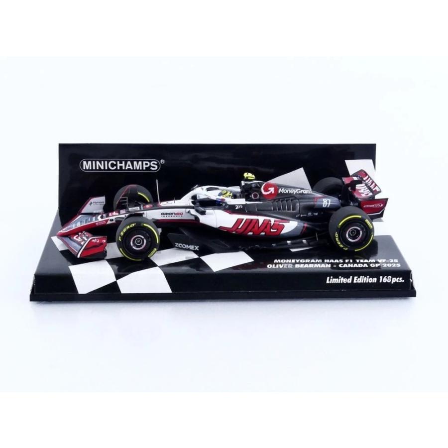 2025 Haas F1 Team VF25 Canadian GP Bearman MINICHAMPS 1/43 ミニカー | 
