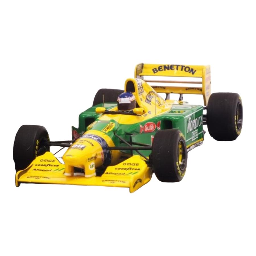 Benetton B193B Ford 1993 テストカー バルセロナ イエロー/グリーン MINICHAMPS 1/43 ミニカー | 