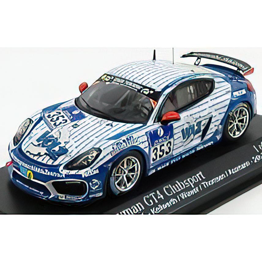 PORSCHE - CAYMAN GT4 TEAM CLUBSPORT N 353 24h NURBURGRING 2016 KEILWERTH - WAWER - ASSMAN  /Minichamps 1/43 ミニカー | 