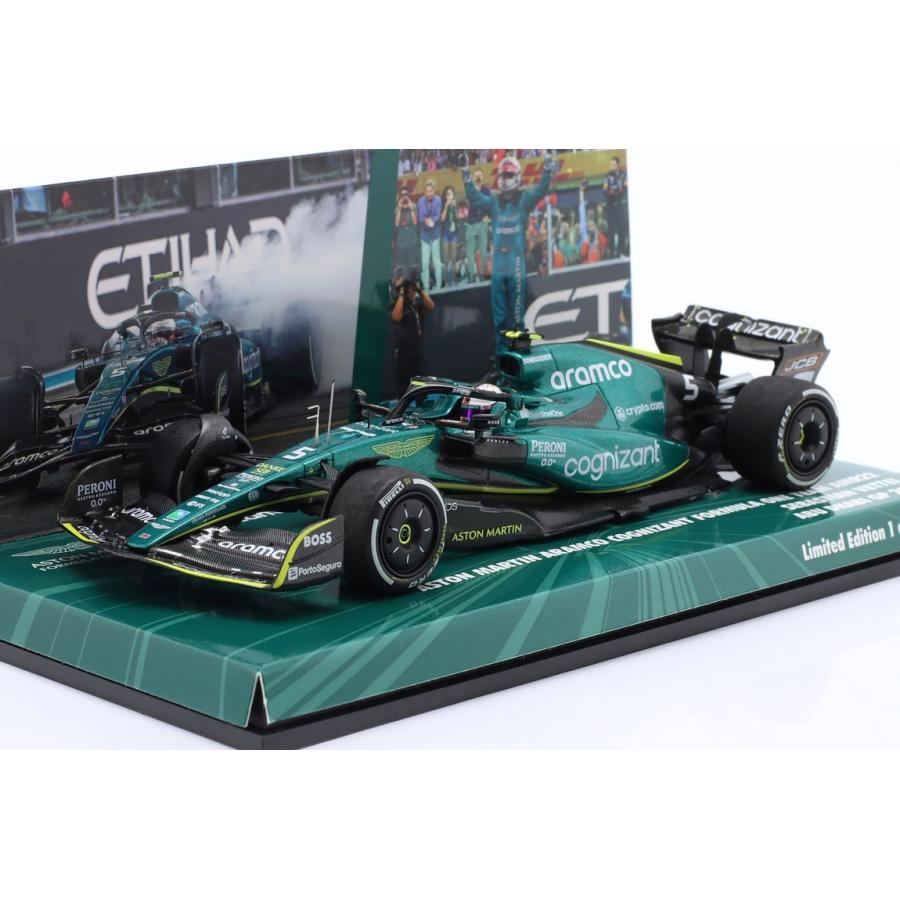 Aston Martin AMR22 S.ベッテル #5 ラストレース アブダビGP 2022 グリーン 限定 MINICHAMPS 1/43 | 