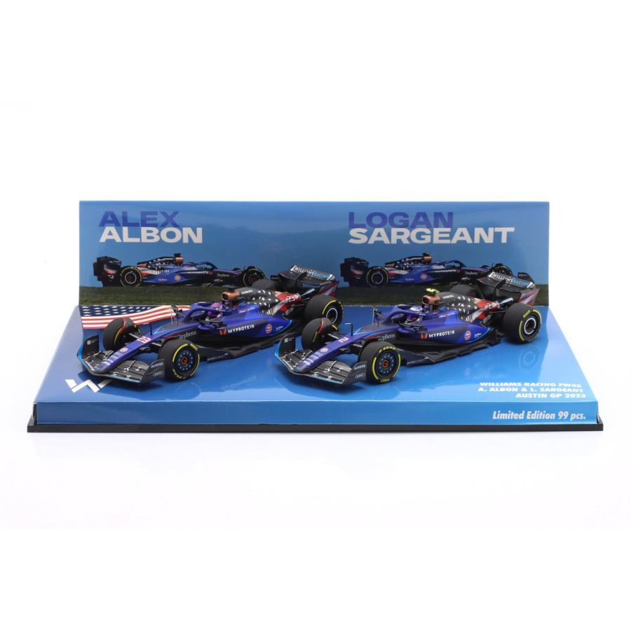 Williams Racing FW45 2023 ブルー #23 #2 オースティンGP 99台限定 / MINICHAMPS 1/43 ミニカー | 