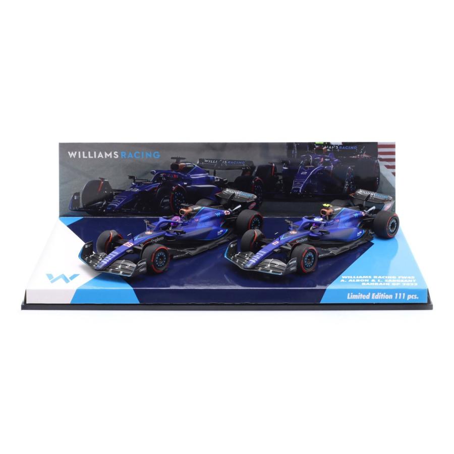 Williams Racing FW45 2023 アルボン #23 サージェント #2 バーレーンGP / MINICHAMPS 1/43 ミニカー | 