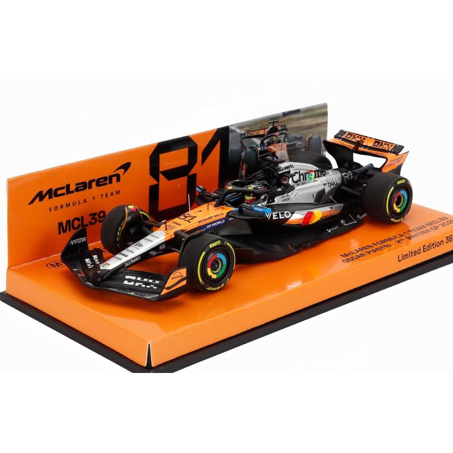 McLAREN F1 MCL39 #81 2nd BRITISH GP 2025 OSCAR PIASTRI ORANGE | 