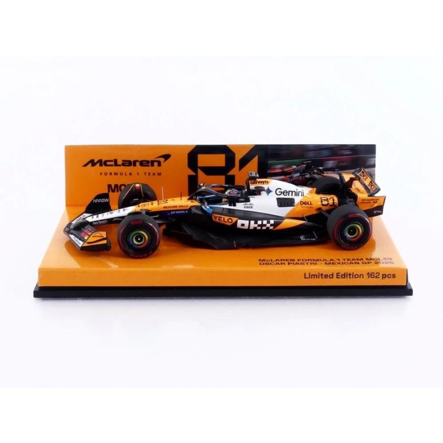 マクラーレン MCL39 #81 オスカー・ピアストリ メキシコGP 2025 限定版 / Minichamps 1/43 ミニカー | 
