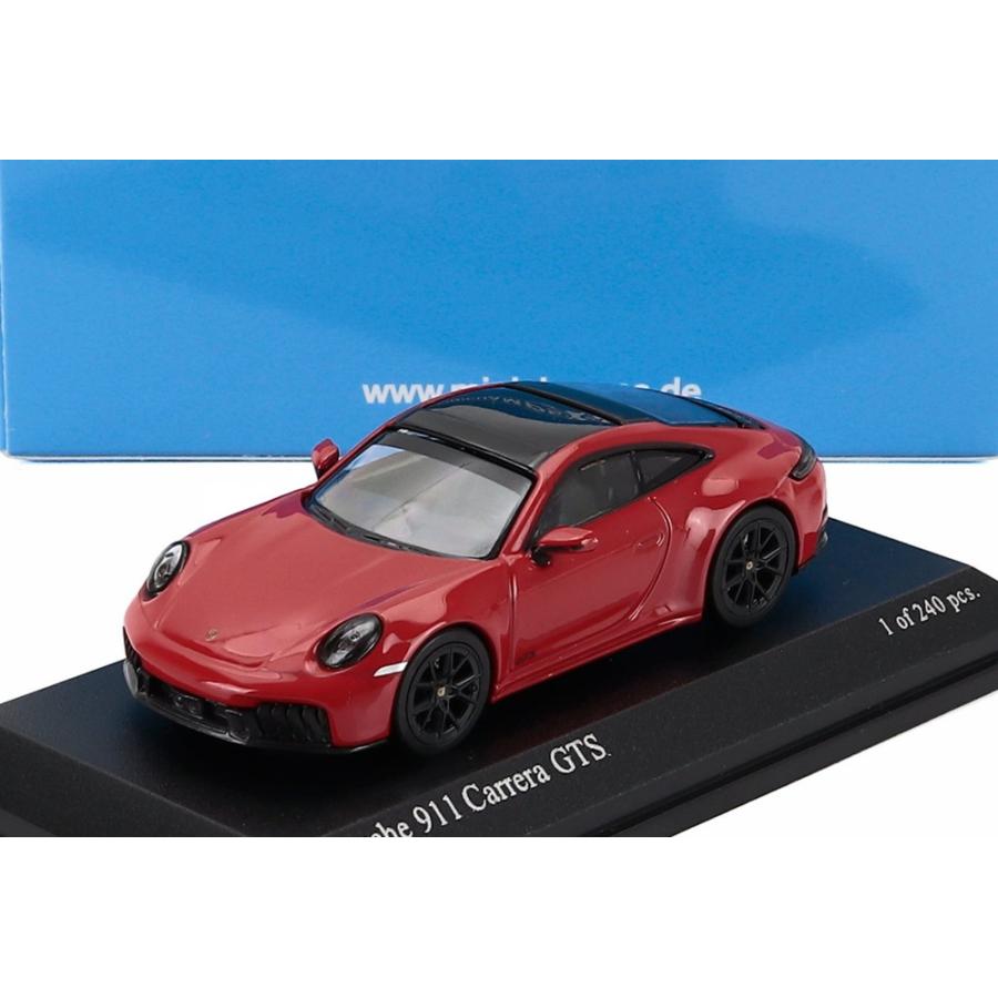PORSCHE 911 992 2 CARRERA GTS クーペ 2025 レッド / MINICHAMPS 1/64
