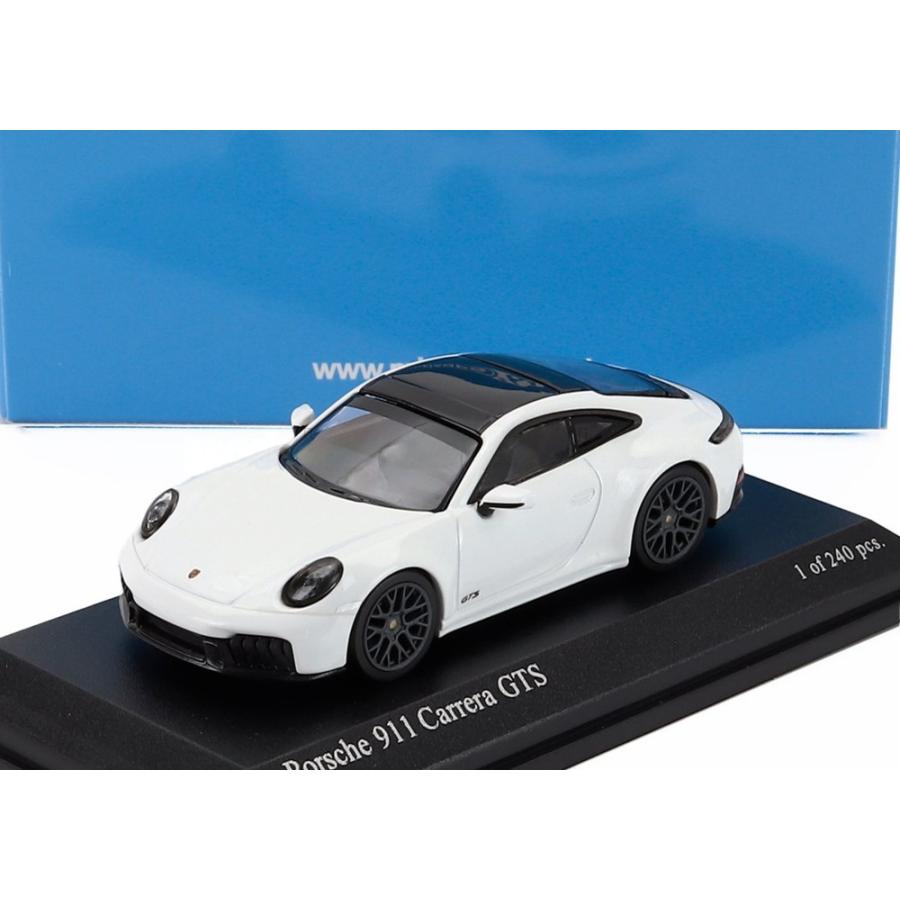 PORSCHE 911 992 2 CARRERA GTS クーペ 2025 ホワイト / MINICHAMPS 1/64 ミニカー | 