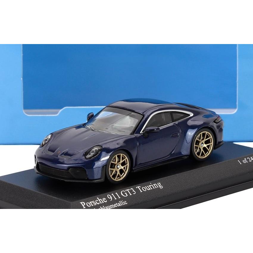 PORSCHE 911 992 2 GT3 TOURING クーペ 2025 ブルーメタリック / MINICHAMPS 1/64 ミニカー | 