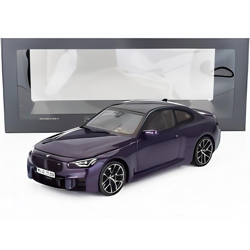（期間限定値下げ）ミニカー 1/18 BMW 2シリーズ M2 (G87) BMW 2シリーズ M2 クーペ (G87) 2023 パープル/ MINICHAMPS 1/18