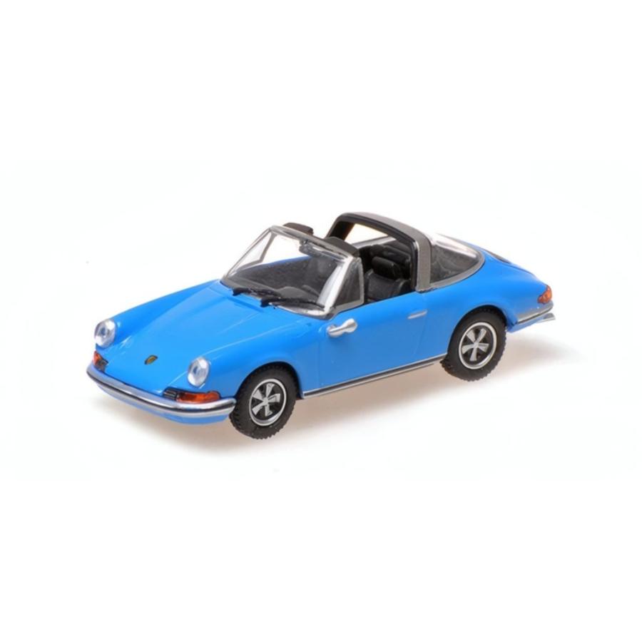 【予約】ポルシェ 911 タルガ 1972 ブルー / MINICHAMPS 1/87 ミニカー | 