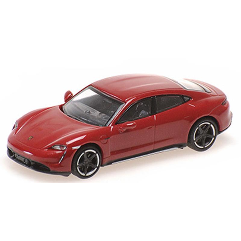 Porscheポルシェ タイカン Turbo S 2019 レッド 電気自動車 模型 モデル / MINICHAMPS 1/87 ミニカー 模型 | 