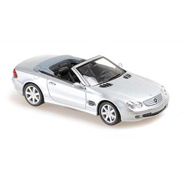 2001 Mercedes Benz SLクラス R230 シルバー/Maxichamps 1/43ミニカー 