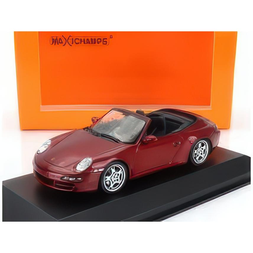 PORSCHE 911 997 CARRERA S CABRIOLET 2005 RED MET 1/43 ミニカー | 