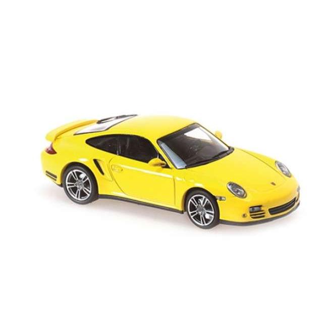 2009年 Porsche 911 Turbo イエロー Maxichamps 1/43 ミニカー | 